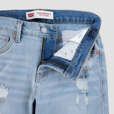 Levi's Boys' 511 Slim Fit Performance Jeans - Light Wash 20