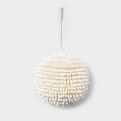 Noodle Round Hand Towel Ivory - Room Essentials