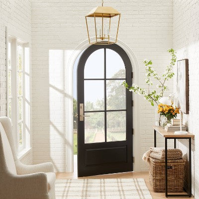 Lantern Pendant Brass - Threshold designed with Studio McGee: Vintage-Inspired, Adjustable Chain, ETL Listed
