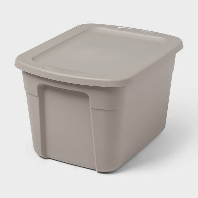 18gal Storage Tote Gray - Brightroom (LOCAL PICKUP ONLY)