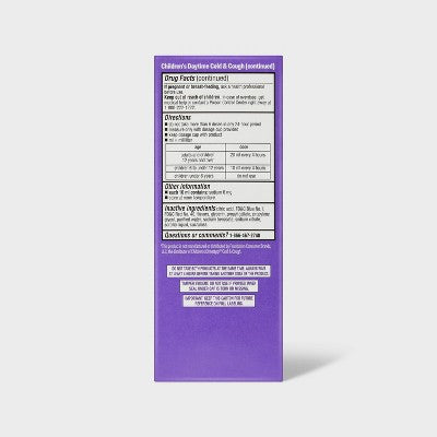 Children's Multi-Symptom Day & Night Cold Relief Liquid - Grape - 2pk/4 fl oz - up&up