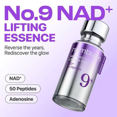 numbuzin No.9 NAD+Bio Lifting-sil Essence - 1.01floz: Skin Tone Improvement, Plumping, Firming