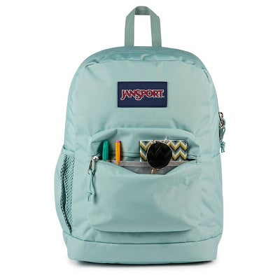 JanSport Cross Town Plus 17" Backpack - Faded Sage
