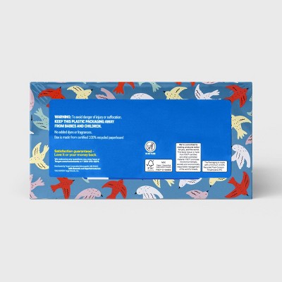 Back-to-School Designs - Ultra Soft Facial Tissue - 4pk/110ct - up&up