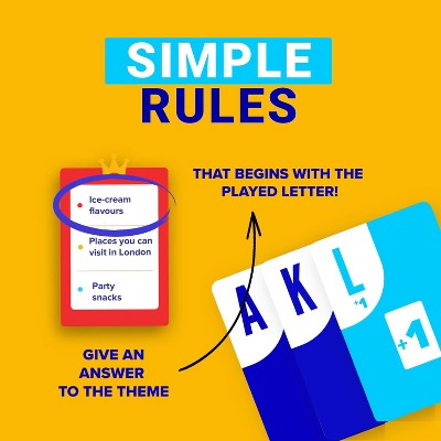 Savana Games Crack List Card Game: Creative Thinking Challenge for 2+ Players with Instructions