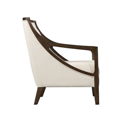 Dayna Accent Chair with Brown Frame Brown - Picket House Furnishings (LOCAL PICKUP ONLY)