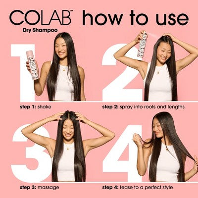 COLAB Original Supersize Bergamot and Rose Scented Dry Shampoo - 8.2 fl oz