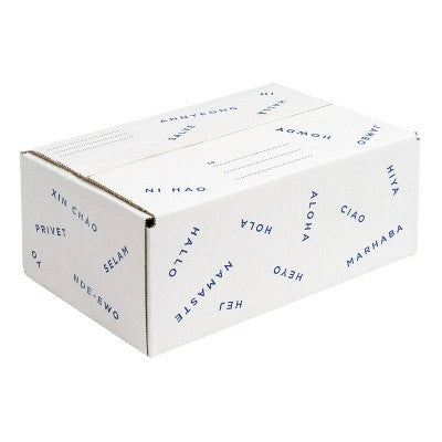Scotch Packet Small Mailing Box: Cardboard Shipping Box, 9.5" x 6", White, Flap Closure, Single Pack
