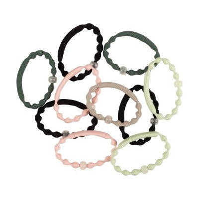 Goody Sport Forever Elastics Flow - 10pk - Green/Pink