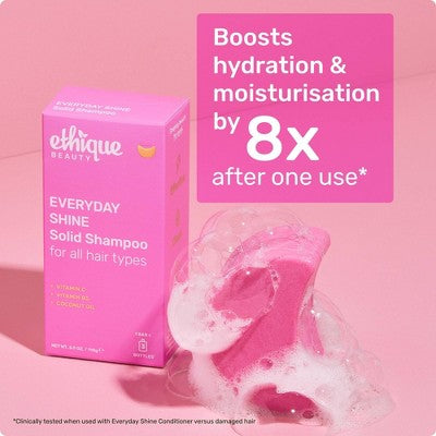 EthiqueBeauty Everyday Shampoo Bar for soft, shiny hair with Coconut Oil: 3.88 oz, Shampoo, All Hair Types