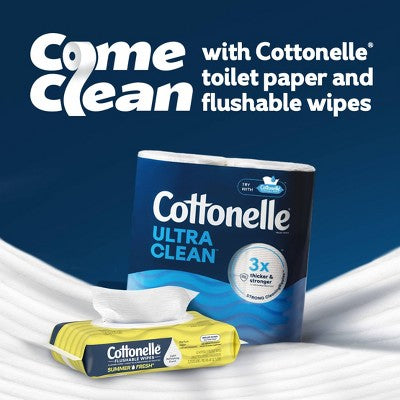 Cottonelle Flushable Personal Wipes Summer Fresh - 2ct