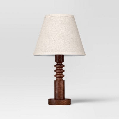 Mid Tone Wood Table Lamp - Threshold