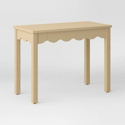 Wavy Writing Desk with Drawer Natural - Room Essentials (LOCAL PICKUP ONLY)