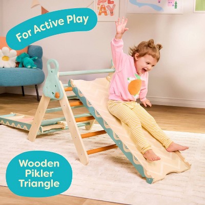 B. toys WonderClimber - 3pc Wooden Triangle Climber (LOCAL PICKUP ONLY)