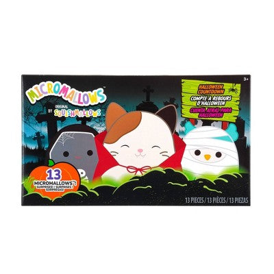 Squishmallows 2.5" Halloween Calendar Plush - 13pk: Stuffed Animals Variety Set, Polyester Material
