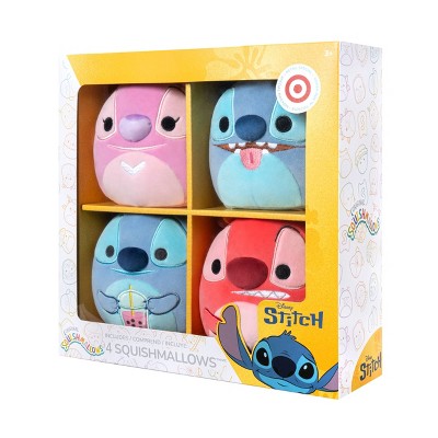 Squishmallows 5" Box Set Stitch Boba Stitch Tongue Out Leroy Angel Little Plush