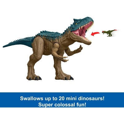 Jurassic World Super Colossal Allosaurus Dinosaur 38'' Long Swallows Minis (LOCAL PICKUP ONLY)