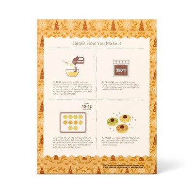 Holiday Sugar Cookie Blossoms Baking Kit - 13oz - Favorite Day