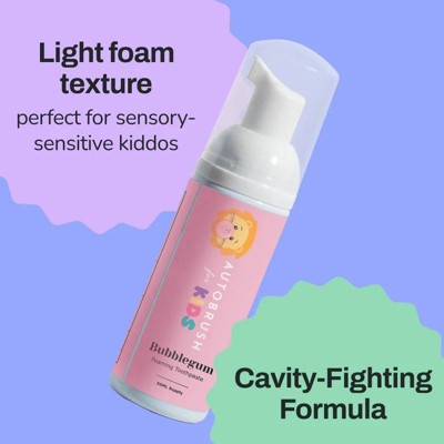 Autobrush Kids Fluoride Foaming Toothpaste - Strawberry - 3.4oz