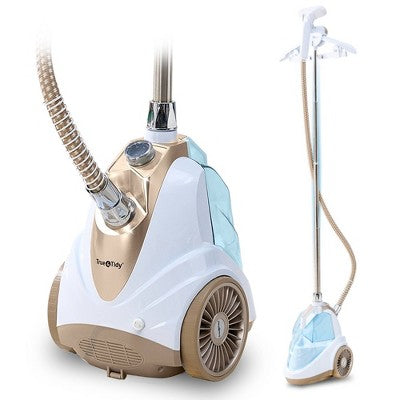 True & Tidy Luxury 10-Setting Upright Garment Steamer with Intelligent Automatic Shut-Off System Champagne (LOCAL PICKUP ONLY)