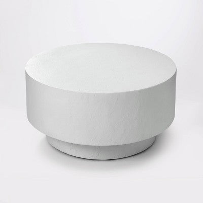 32" Arbon Coffee Table White - Threshold designed with Studio McGee: No Assembly, Pedestal Base, Painted Finish (LOCAL PICKUP ONLY)