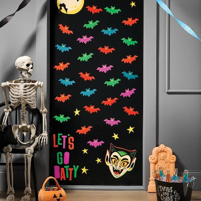 19ct Bats Door Decor and Party Wall Decals Kit - Hyde and EEK! Boutique