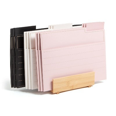 U Brands 9 Pocket File Paper Folders Letter Size Classic Foil