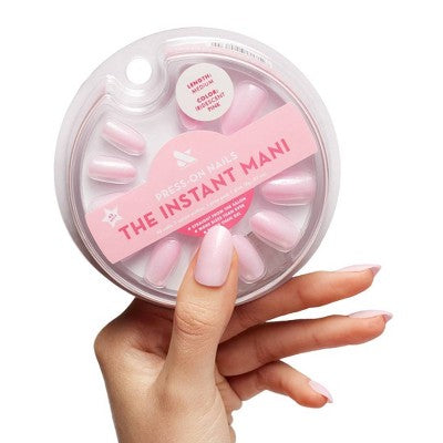Olive & June Press-On Fake Nails - Iridescent Pink - 42ct