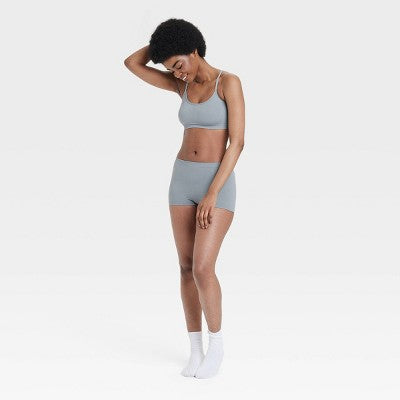 Women's Seamless Bralette - Colsie Gray M