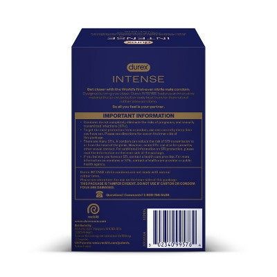 Durex Intense Premium Non-Latex Condoms - 24ct
