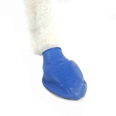 Pawz 12pc Rubber Dog Boots - Blue M