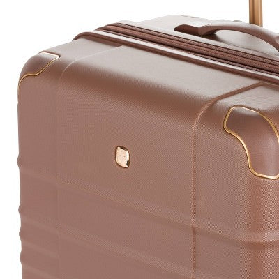 SWISSGEAR Cascade II Hardside Large Checked Spinner Suitcase - Maple: Tear-Resistant, 8 Wheels