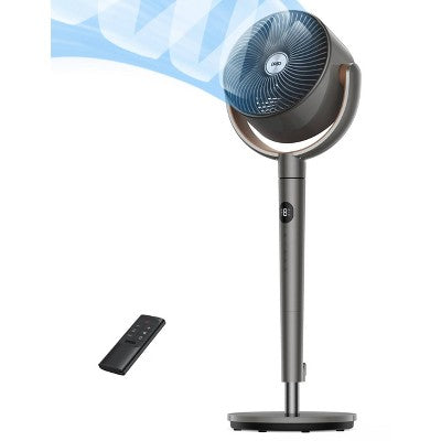 Dreo Pedestal Oscillating Fan Black and Carmel (LOCAL PICKUP ONLY)