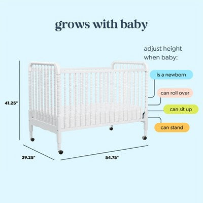 DaVinci Jenny Lind 3-in-1 Convertible Crib - White (LOCAL PICKUP ONLY)