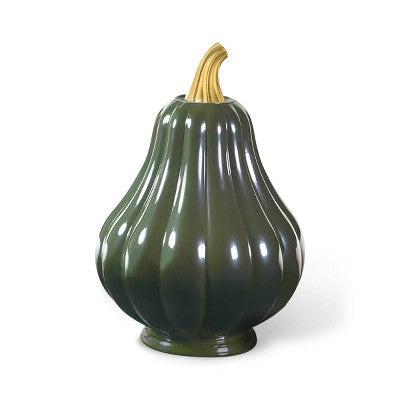 Glass Iridescent Pumpkins Green - Bullseye's Playground