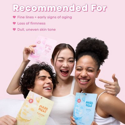 TONYMOLY Collagen + Peptide Overnight Hydrogel Mask - 33g: Smoothing, Normal Skin, Unscented