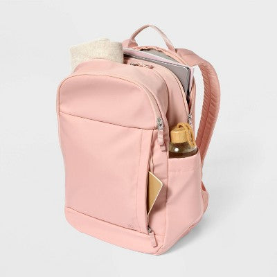 17.5" Lifestyle Backpack - All In Motion?Blush: Water-Resistant Laptop Bag