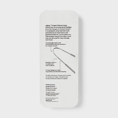 Metal U Shape Tongue Scraper - up&up