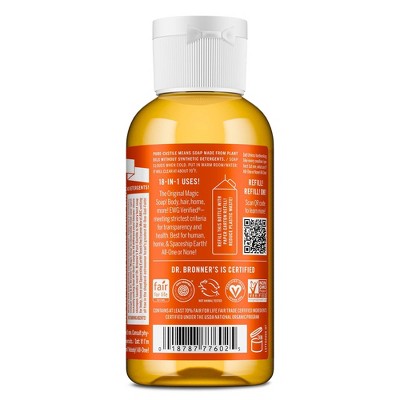 Dr. Bronner's Magic Pure Castile Liquid Soap Hand & Bodywash - Tea Tree - 2 fl oz