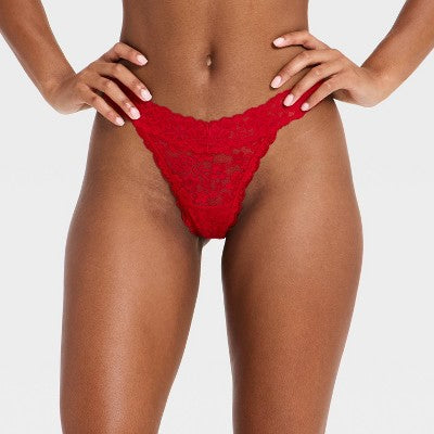 Women's 5pk Lace Thong Underwear - Auden XXL