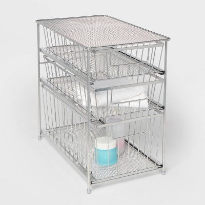 3 Tier Drawer Chrome - Brightroom