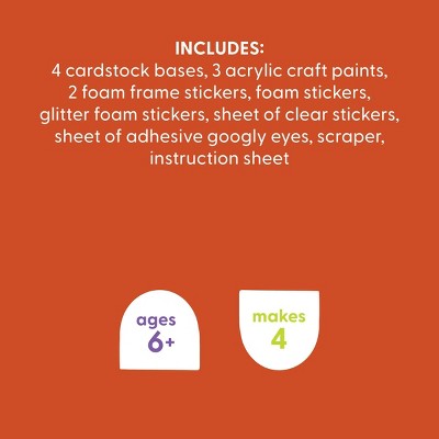 Halloween Craft Squeegee Ghost Portraits Painting Activity DIY Art Kits - Mondo Llama