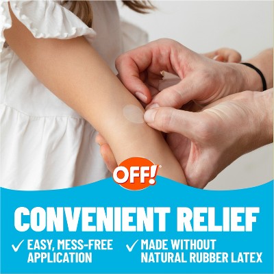 OFF! Adults & Kids Mosquito Bite Relief Patch Anti-Itch Treatment - 20ct
