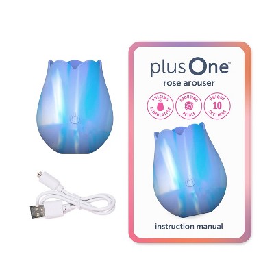 plusOne Tye Dye Rose Vibrator