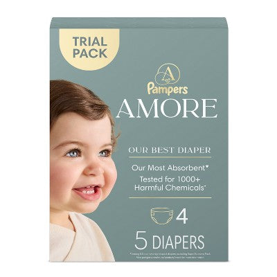 Amore by Pampers Diapers Trial Pack - Size 4 - 5ct