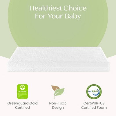 Delta Children Aire Standard Crib and Toddler Foam Mattress 5": Firm, High-Density, Breathable, 9 lb (LOCAL PICKUP ONLY)