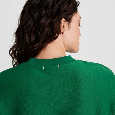 Champion Women's Fleece Crewneck Sweatshirt - Green XL