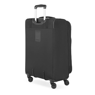 SWISSGEAR Zurich Softside Medium Checked Suitcase - Black