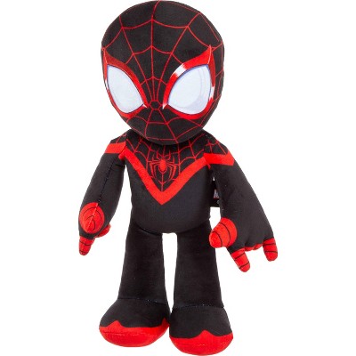 Marvel Plush Talkers Miles Morales Soft Toy, 11.75" with Sounds & Phrases