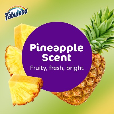 Fabuloso Pineapple Liquid All-Purpose Cleaners - 56oz: Multi-Surface, Furniture, Floor Usage